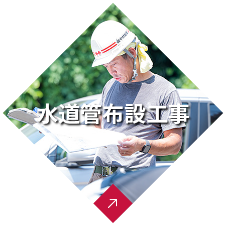 水道管布設工事